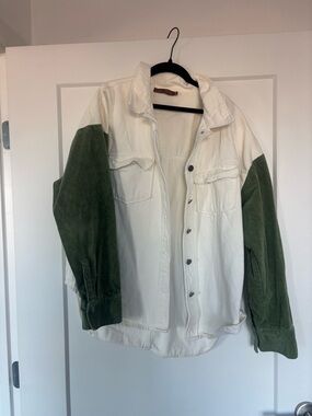 Beige Botany Women’s Two-Tone Utility Jacket